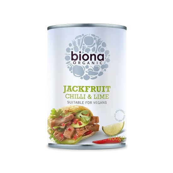 Biona Chilli Lime Jackfruit In Can Organic 400g, Pack Of 6