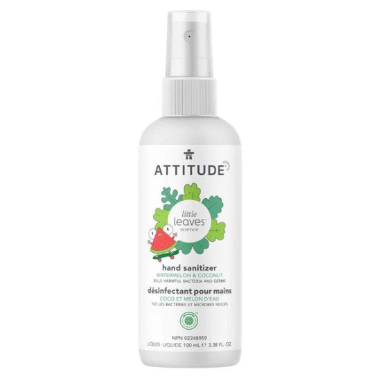 Attitude Little Leaves Hand Sanitizer Watermelon Coconut For Kids 100 ml, Pack Of 6