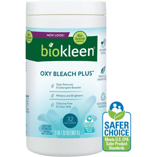 Biokleen Laundry Powder Oxygen Bleach 32 Oz, Pack Of 6