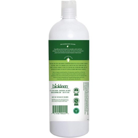 Biokleen Bac-Out Septic Care 32 Oz, Pack Of 6