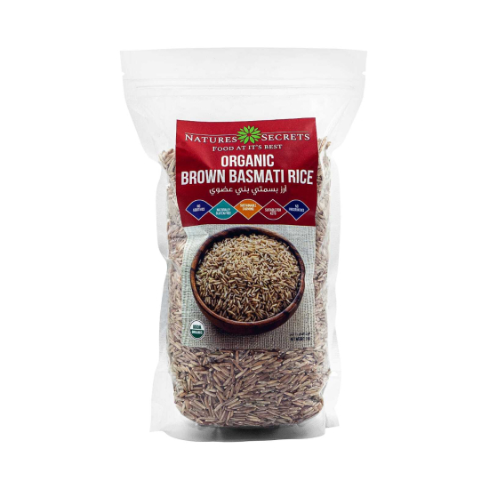 Natures Secrets Organic Brown Basmati Rice 1kg