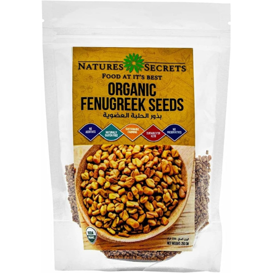 Nature's Secret Organic Fenugreek Seeds 250g