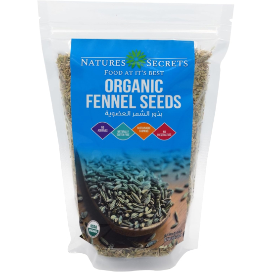 Nature's Secret Organic Fennel Seeds 250g