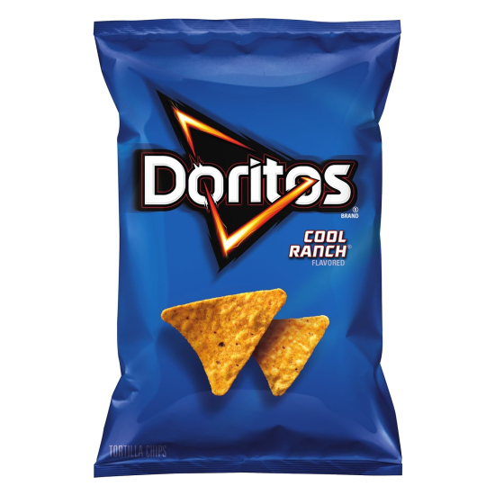 Doritos Cool Ranch Flavored Tortilla Chips, 11 Oz, Pack Of 4