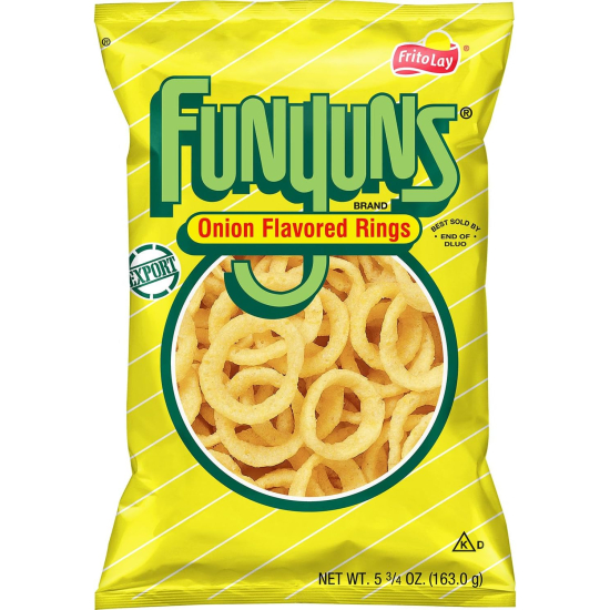 Funyuns Onion Flavored Rings 5.75 Oz (163g)