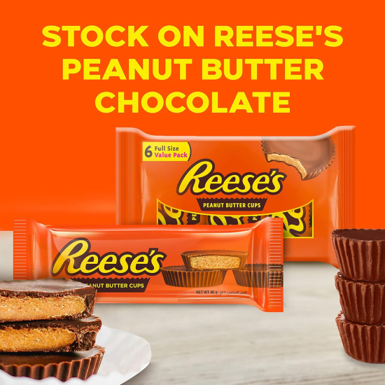 Hershey's Reese's 3 Chocolate Peanut Butter Cups 46g