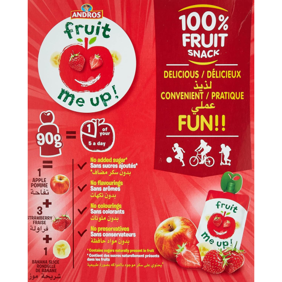 Fruit Me Up Apple Strawberry 4 x 90g