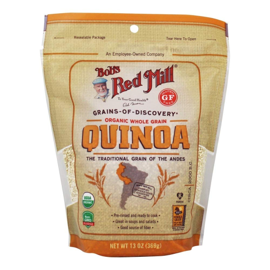 Bob's Red Mill Organic Gluten Free White Quinoa Grain, 369g