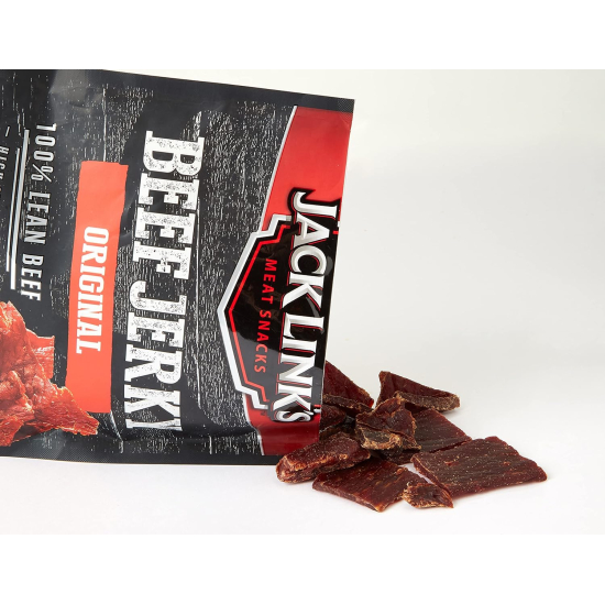 Jack Link’s Beef Jerky Original High Protein Meat Snack Dried Halal Beef 70g