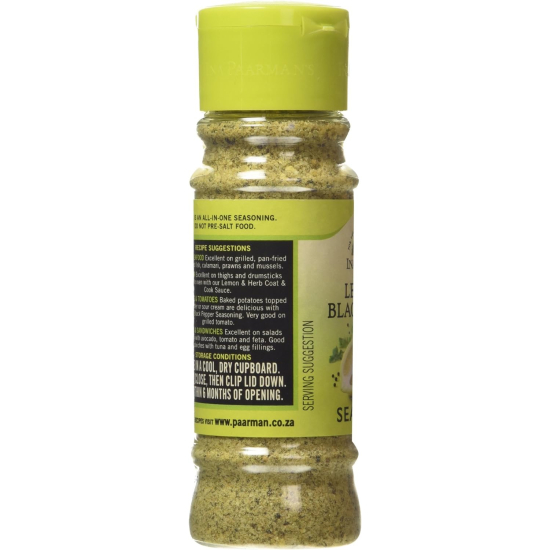 Ina Paarman Seasoning Lemon & Black Pepper 200 ml