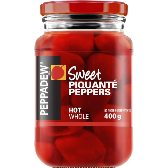 Peppadew Hot Whole Sweet Piquante Peppers 400g