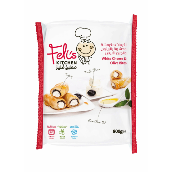 Feli's Kitchen Cheese & Olive Bites 800g