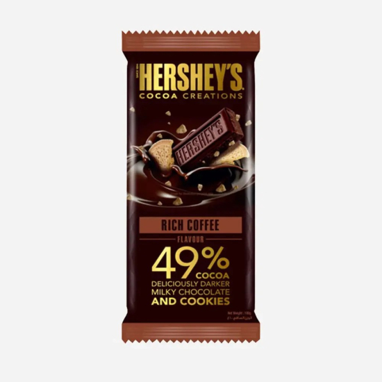 Hershey's Cocoa Creations Salted Caramel Flavour Delicious Darker Milky Chocolate 100g