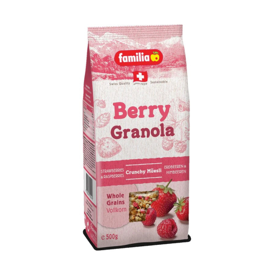 Familia Berry Granola Cereal Crunch 500g, Pack Of 6