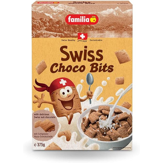 Familia Swiss Choco Bits Cereal 375g, Pack Of 6