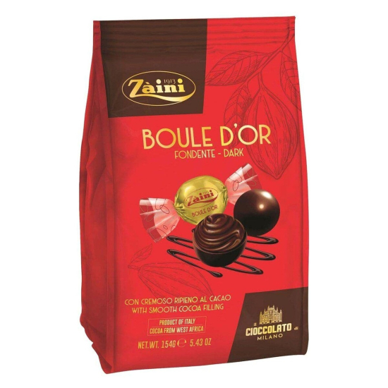 Zaini Boule D'or Fondente - Dark, With Smooth Cocoa Filling 154g