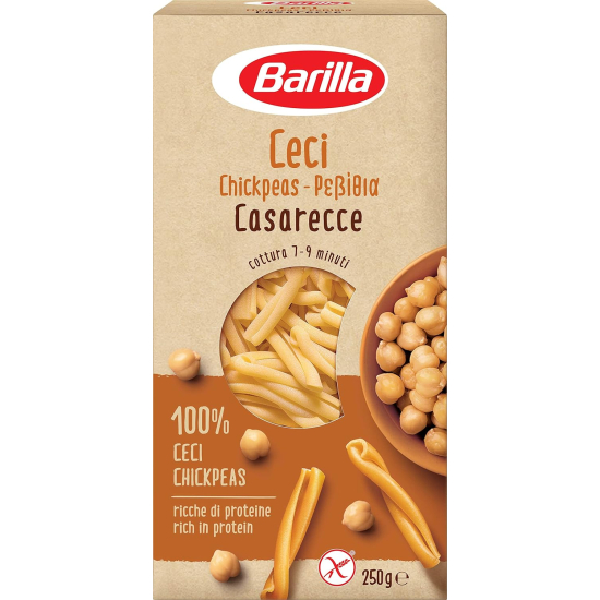 Barilla Pasta Casarecce Chickpeas Gluten Free 250g, Pack Of  8