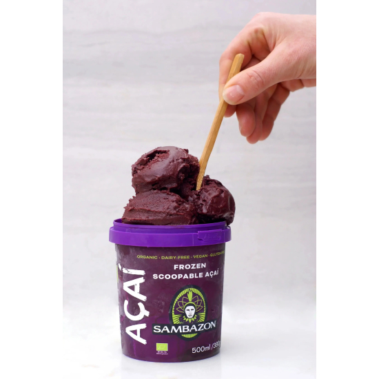 Sambazon Frozen Scoopable Açaí Sorbet 500 ml, Pack Of 6