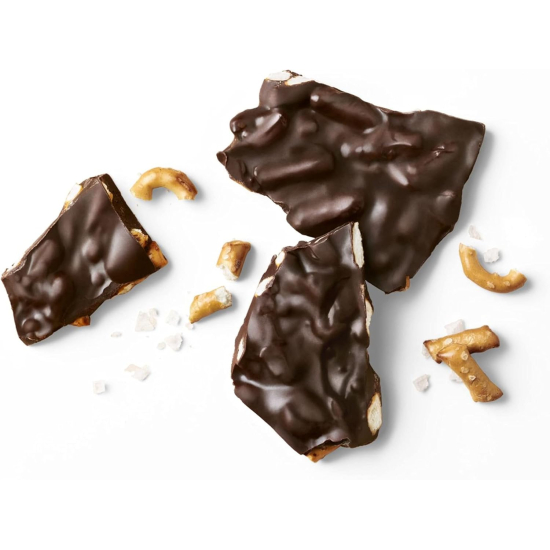 Hershey's Barkthins Snacking Dark Chocolate Pretzel With Sea Salt, 133g