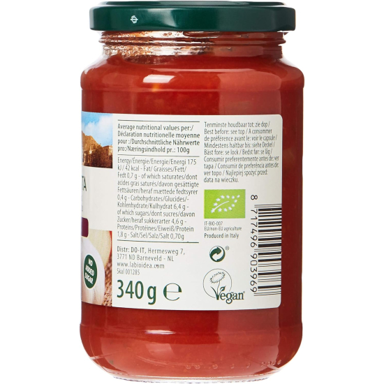 La Bio Idea Organic Napoli Pasta Sauce 340g