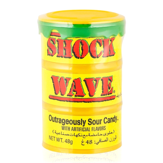 Shock Wave Drum Assorted Sour Candy 48g, Pack Of 6