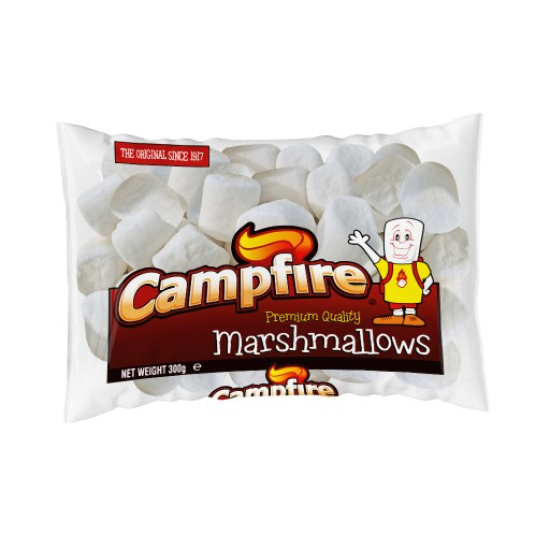 Campfire Marshmallows Regular White 300g, Pack Of 6