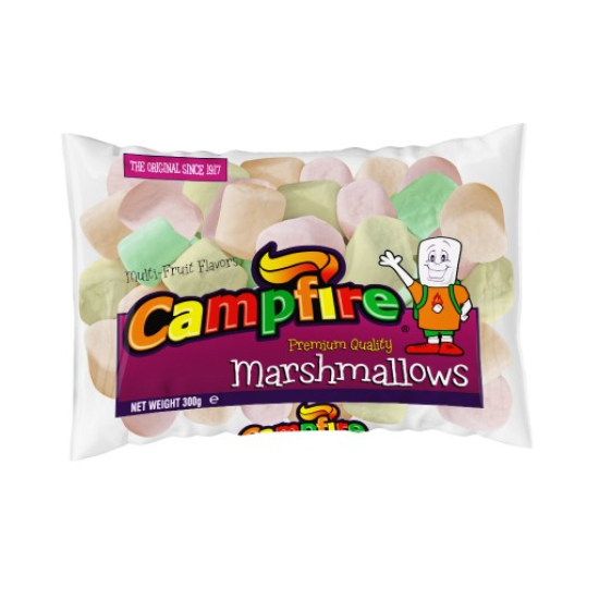 Campfire Marshmallows Regular Fruit 300g, Pack Of 6