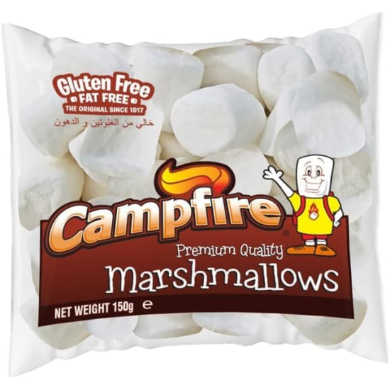 Campfire Marshmallow Regular White 150g, Pack Of 6