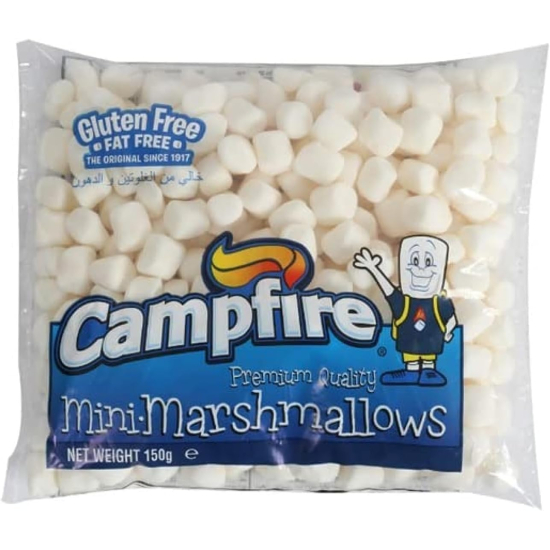 Campfire Mini White Marshmallows 150g, Pack Of 6