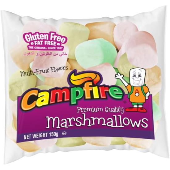 Campfire Marshmallows Regular Fruit 150g, Pack Of 6