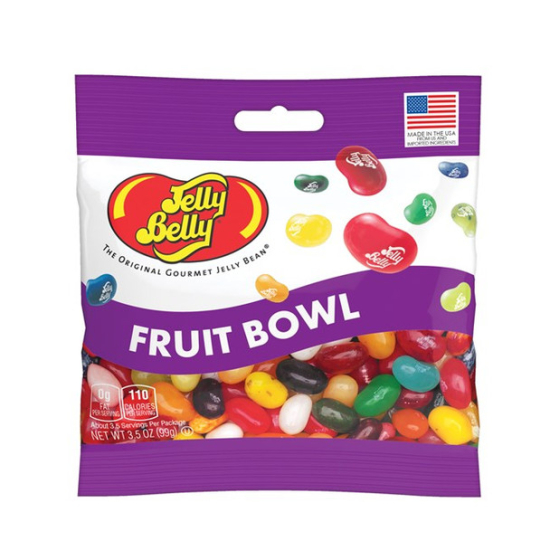 Jelly Belly Fruit Bowl 70g, Pack Of 6