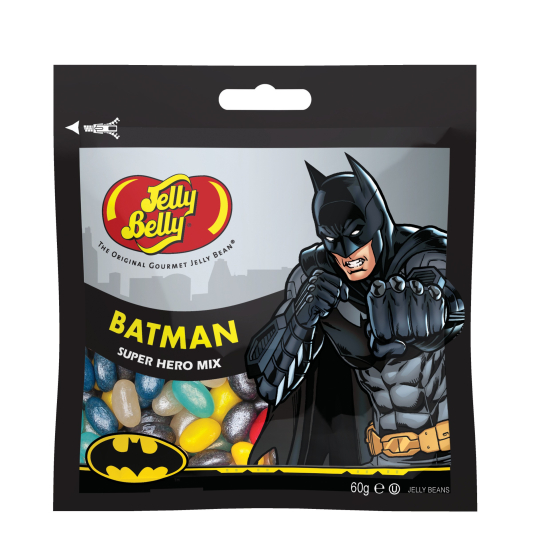 Jelly Belly Batman Superhero Mix 60g, Pack Of 12