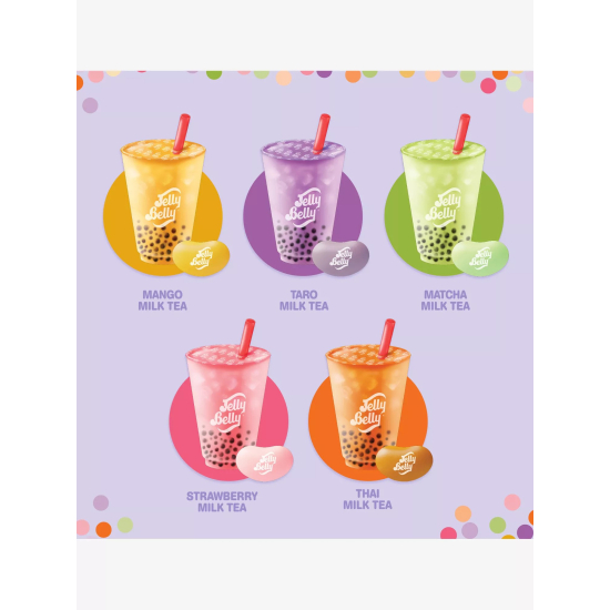 Jelly Belly Bubble Tea Gift Box 125g, Pack Of 6