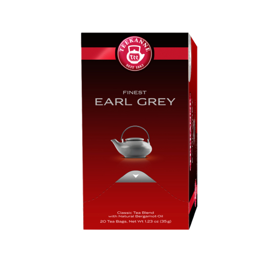 Teekanne Earl Grey Tea 1.75g x 20 Tea Bags, Pack Of 6