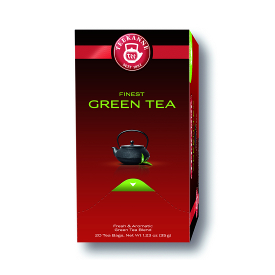 Teekanne Green Tea 1.75g x 20 Tea Bags, Pack Of 6