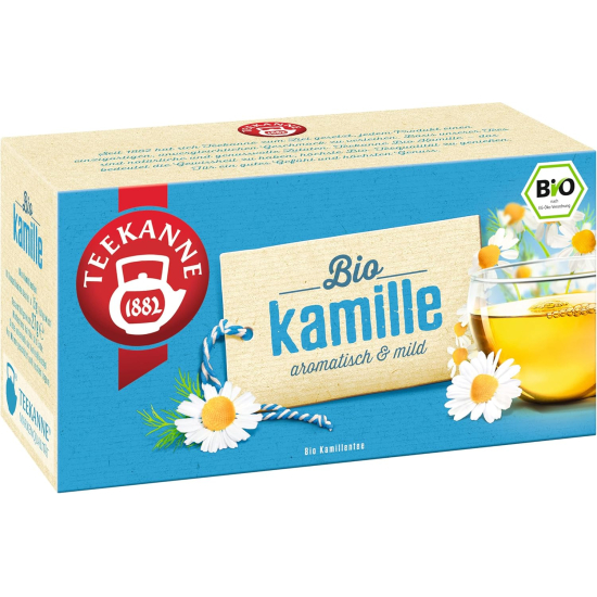 Teekanne BIO Camomile Tea 1.50g x 18 tea Bags, Pack Of 12