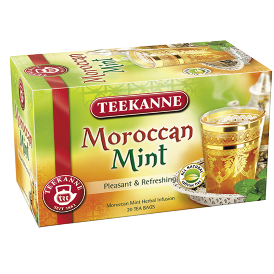 Teekanne Moroccan Mint Tea 1.8g x 20 Tea Bags, Pack Of 6