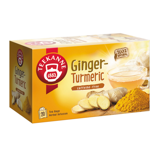 Teekanne Ginger Turmeric 1.75g x 20 Tea Bags, Pack Of 6