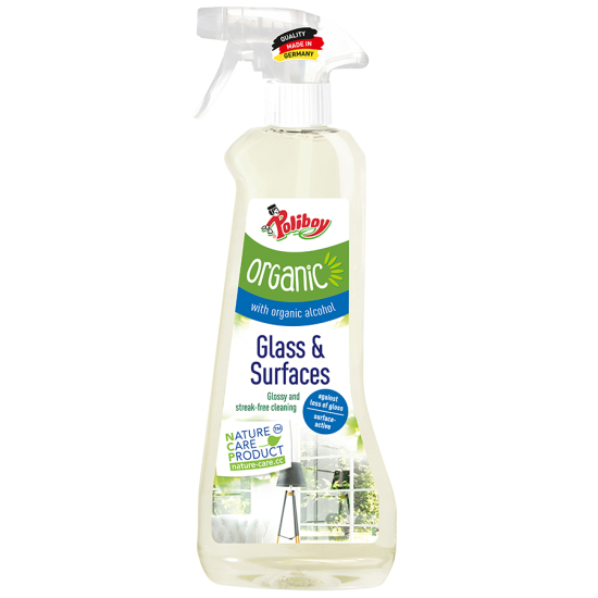 Organic Poliboy Glass & Surface Cleaner 500 ml, Pack Of 6