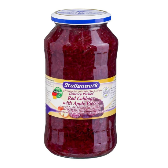 Stollenwerk Delicatess Red Cabbage w Apple Pieces 680g, Pack Of 6