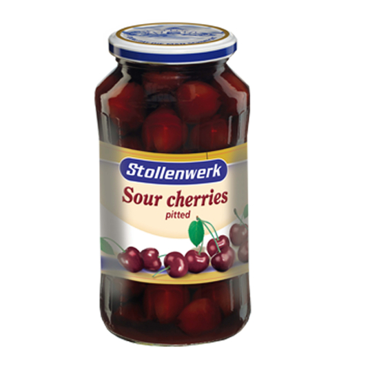 Stollenwerk Sour Cherries w/o Stone 680g, Pack Of 6