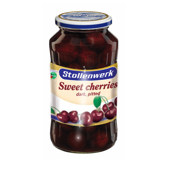 Stollenwerk Sweet Cherries w/o stone 680g, Pack Of 6