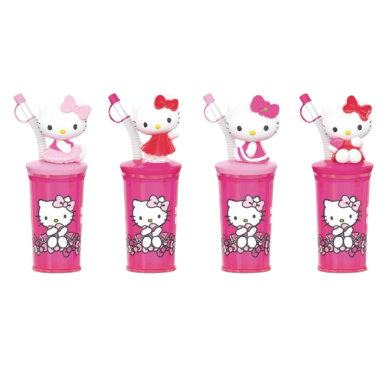 Relkon Hello Kitty Drink & Go (Cup) with Candies 10g, Pack Of 12