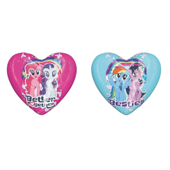 Relkon My Little Pony Heart Surprise Container with Candies 10g, Pack Of 24