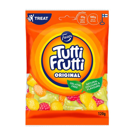 Fazer Tutti Frutti Original 120g, Pack Of 6