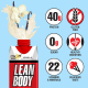 Lean Body Protein Shake Vanilla 500 ml, Pack Of 6