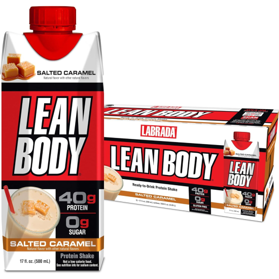 Lean Body Protein Shake Salted Caramel 500 ml, Pack Of 6