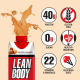 Lean Body Protein Shake Salted Caramel 500 ml, Pack Of 6