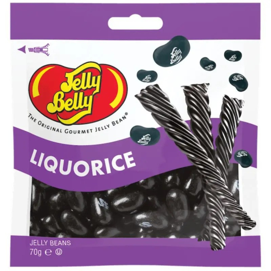 Jelly Belly Beans Licorice Candy 70g, Pack Of 6