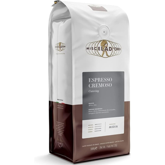 Miscela D’ Oro Coffee Beans Cremoso Taste 1kg, Pack Of 6